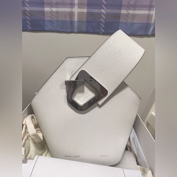 Dense Lente women's bag- leather hexagon bucket - Picture 2 of 10